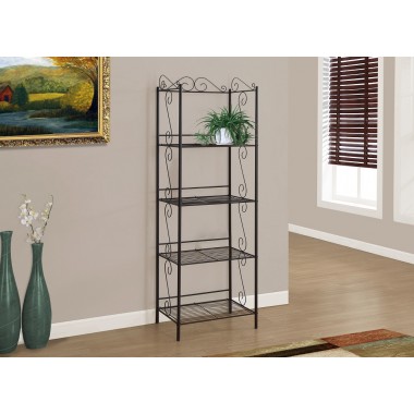Monarch Specialties Bookcas - Copper Metal Etagere
