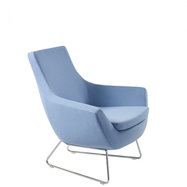 Mobili Modern Joy Organic Wool Arm Chair Hover
