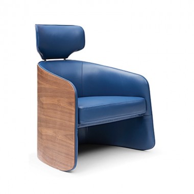 Bellini Modern Living Madison Accent Chair - BLUE