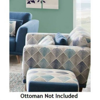 Diamond Sofa Magnetic Patterned Fabric Accent Chair 