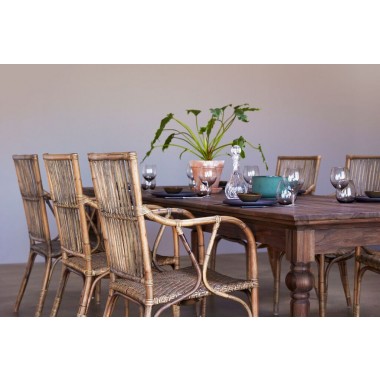 Nova Solo Solid Teak Dining Table 260 Hover