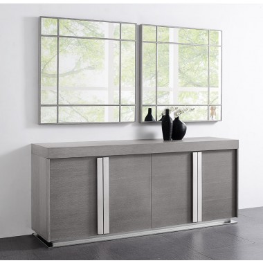 Maurice Buffet In Gray Oak Veneer - Lifestyle