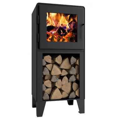 MF Fire Nova Tower Wood Stove 0n Legs