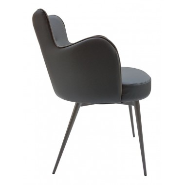 Bellini Modern Living Italian Home Minnie Armchair In Dove Grey Hover
