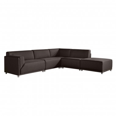 Diamond Sofa Moderna LF 5PC Modular Collection - CHOCOLATE Hover