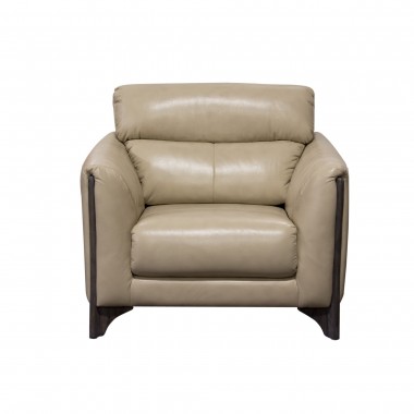 Diamond Sofa Monaco Chair in Tan Blended Leather with Ash Wood Trim & Leg Hover