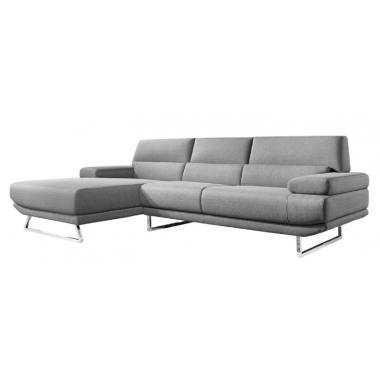 Jenn Sectional Dark Grey Left