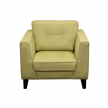 Diamond Sofa Napa Button Tuft Fabric Chair - PALE GOLD Hover