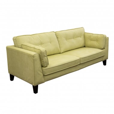 Diamond Sofa Napa Button Tuft Fabric Sofa - PALE GOLD