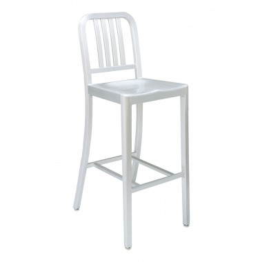 Brushed Aluminum Finish Barstool - NAV-01B