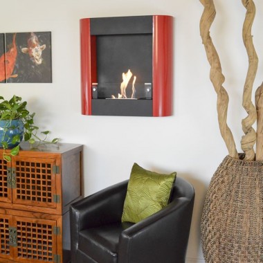 Bluworld Focolare Wall Mounted Ethanol Fireplace - ON SALE! Hover
