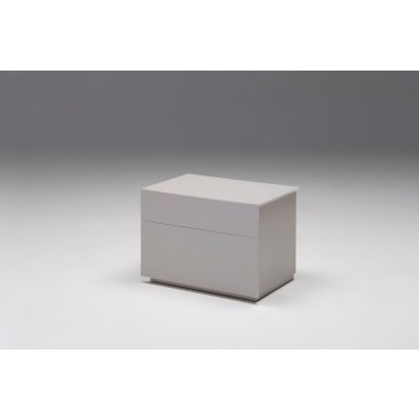 Vex 2 Drawer Night Table Matte Stone