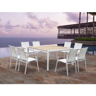 Whiteline Modern Living Cannes Indoor / Outdoor Dining Table