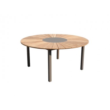 Whiteline Modern Living Sanctuary Indoor / Outdoor Dining Table Hover