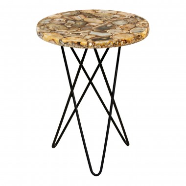 Moe's Home Collection Natura Agate Accent Table Hover