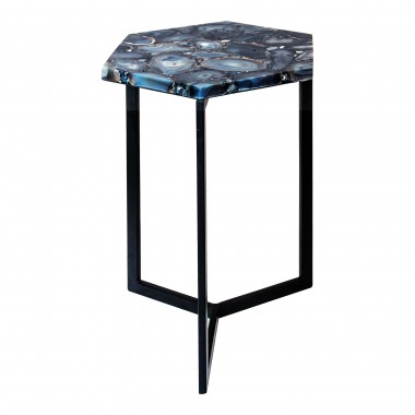 Moe's Home Collection Hexagon Agate Accent Table Hover