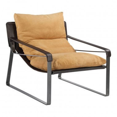 Moe's Home Collection Connor Club Chair - Tan/Brown Hover