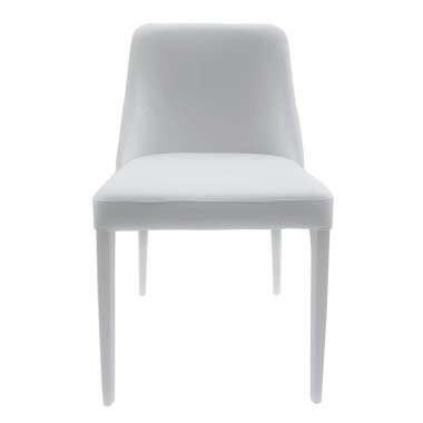 Polly Chair In White - Front