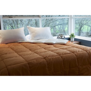All Season loe Vera Reversible Solid Color Comforter - Twin