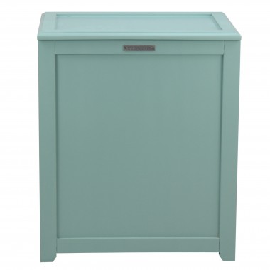 Oceanstar Storage Laundry Hamper - Turquoise/White Hover