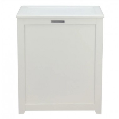 Oceanstar Storage Laundry Hamper - White Hover