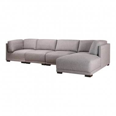 Moe's Home Collection Romeo Modular Sectional Sofa w/ Right Chaise - Perspective