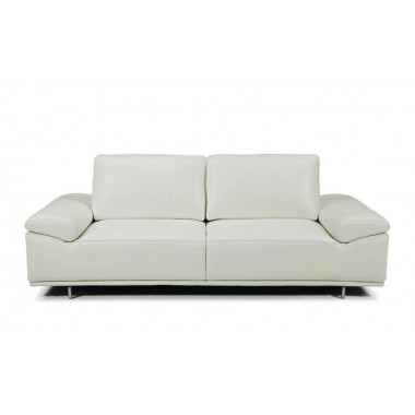 Roxanne Loveseat With Adjustable Back & Arm Cushions Light Grey
