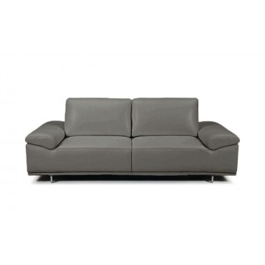 Roxanne Sofa With Adjustable Back & Arm Cushions Dark Grey