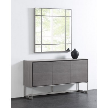 Fiona Buffet Gray Oak Veneer - Lifestyle