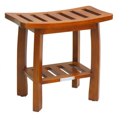 Oceanstar Solid Wood Spa Shower Bench