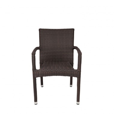 Sierra Dining Arm Chair - Espresso - Front