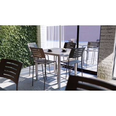 Adele Bar Side Chair - Bronze Age/Tex Gray