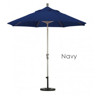 California Umbrella 9' Aluminum Market Umbrella Auto Tilt Champagne - Sunbrella