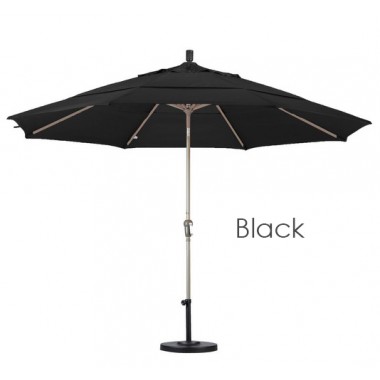 California Umbrella 11' Aluminum Market Umbrella Auto Tilt Champagne - Pacifica Hover