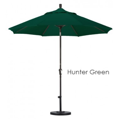 California Umbrella 9' Aluminum Market Umbrella Auto Tilt Bronze - Pacifica