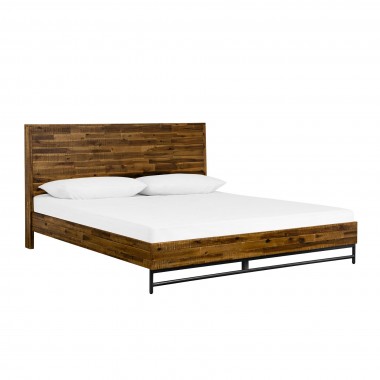 Armen Living Cusco 4 Piece Acacia King Bedroom Set with Dresser and Nightstands Hover