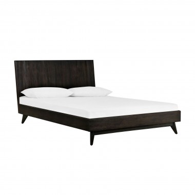 Armen Living Loft 4 Piece Acacia King/Queen Bedroom Set with Dresser and Nightstands Hover