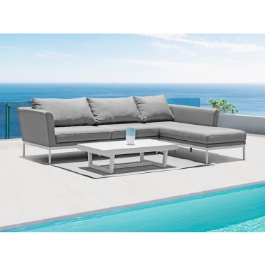 Whiteline Modern Living Ursula Indoor / Outdoor Sectional Chaise