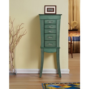 W Unlimited Paris Jewelry Armoire - Sea Green Hover