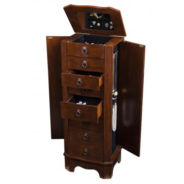W Unlimited Berkeley Jewelry Armoire - Coffee Hover