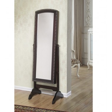 W Unlimited Abby Jewelry Armoire Cheval Mirror Hover