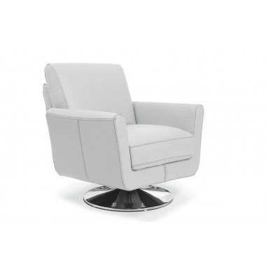 Syria Swivel Chair Light Grey