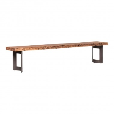 Moe's Home Collection Bent Extra Small Bench - Smoked - Perspective