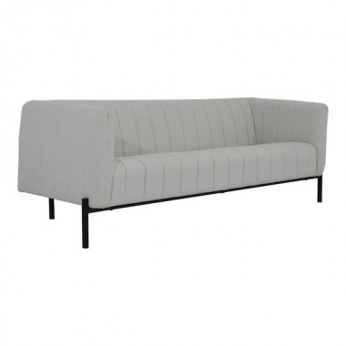 Moe's Home Collection Jaxon Sofa - Light Grey - Perspective