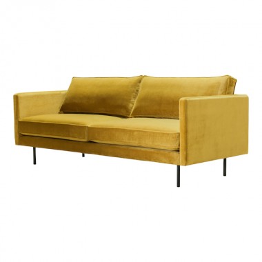 Moe's Home Collection Raphael Sofa - Perspective - Mustard