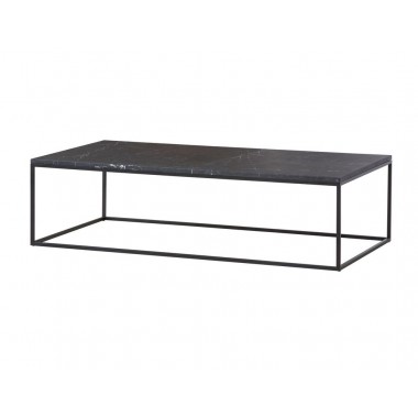 Onix Rectangular Coffee Table Black - Angled View
