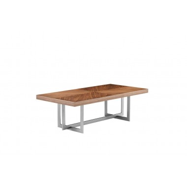 Remi Rectangular Coffee Table Natural Walnut