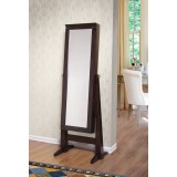 Bekki Jewelry Armoire Cheval Mirror - Closed
