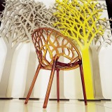 Crystal Polycarbonate Modern Dining Chair