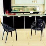 Crystal Polycarbonate Modern Dining Chair